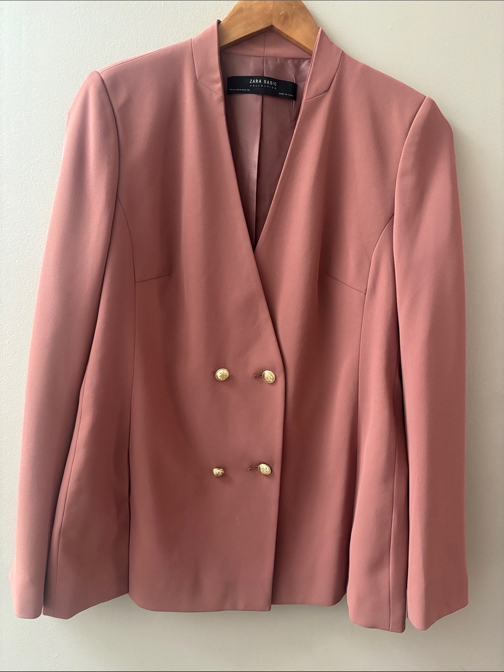 Dusty Rose Zara Blazer